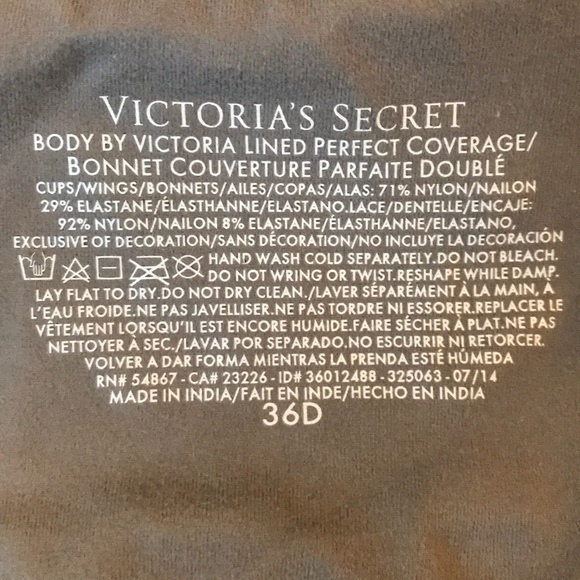 EUC Body by Victoria Lined Perfect Coverage Bra - Picture 6 of 7